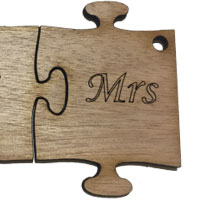 Wooden Ms Puzzle [+€1.00]