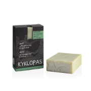 Handmade olive oil Soap with Green Clay & Spearmint 20g Kyklopas